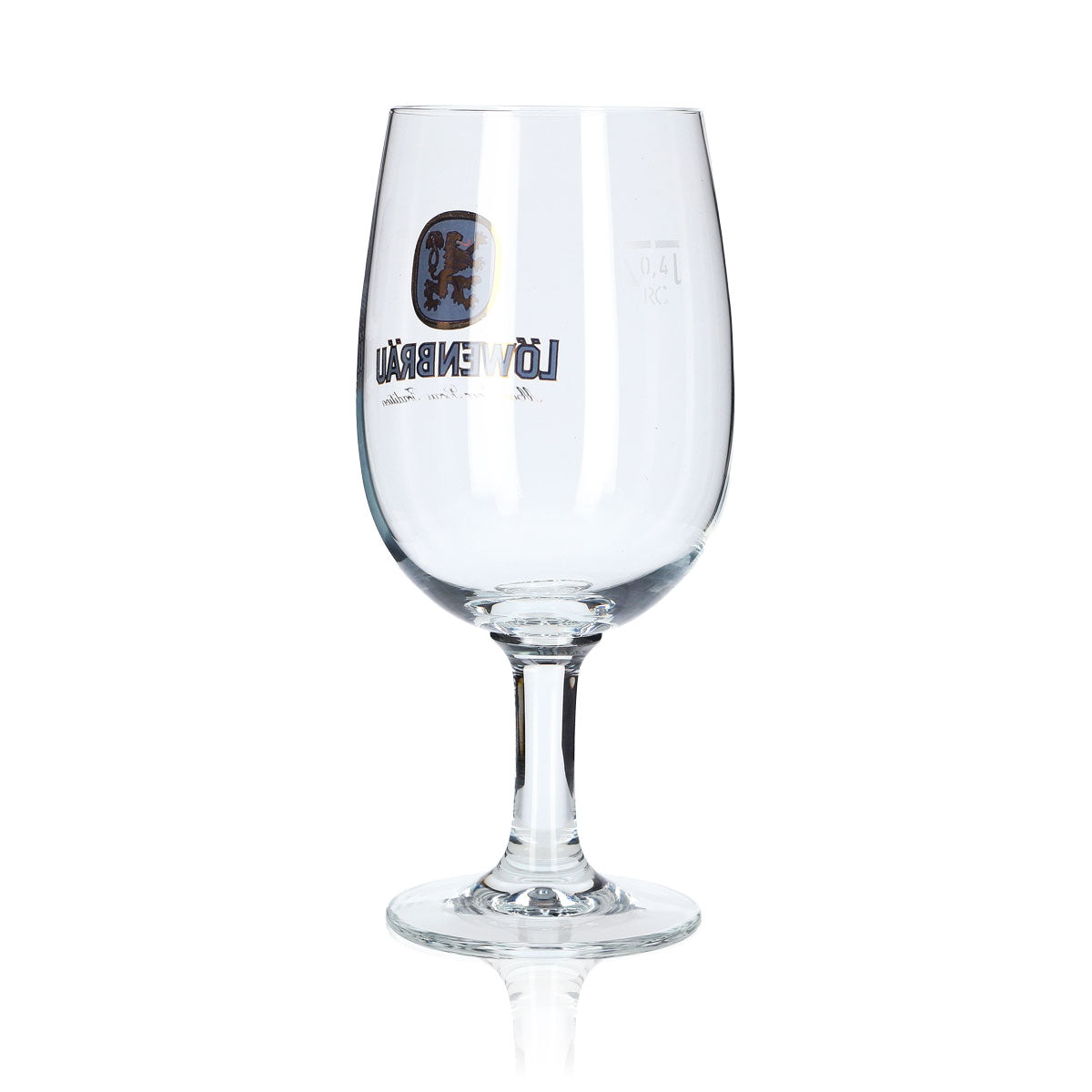 6 bicchieri Löwenbräu 0,4 l a forma di coppa Set di bicchieri a forma di tulipano Birrificio Baviera Gastronomia – Vista 4