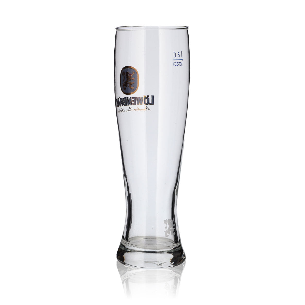 6 bicchieri Löwenbräu da 0,5 l Set di bicchieri da birra bianca con lievito Birrificio Baviera – Vista 4