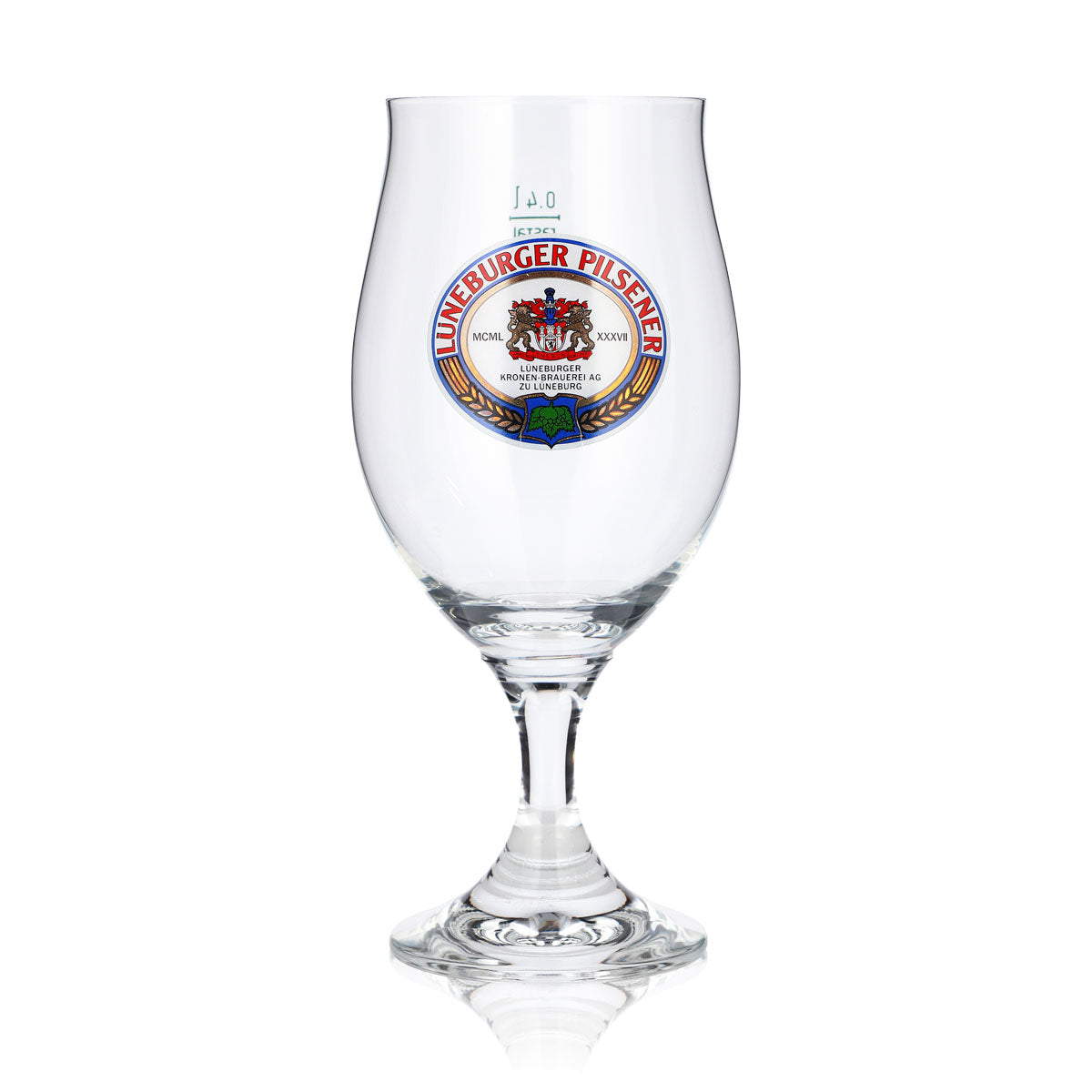 6 bicchieri da birra Pilsener di Lüneburg da 0,4 l, a forma di coppa a tulipano, Rastal – Vista 2