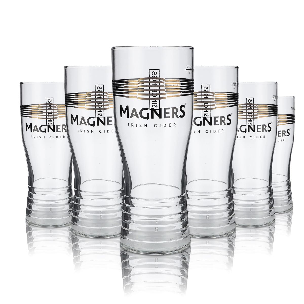 6 bicchieri da sidro Magners Bicchieri da sidro irlandese da pinta "Win Magners" 0,5 l