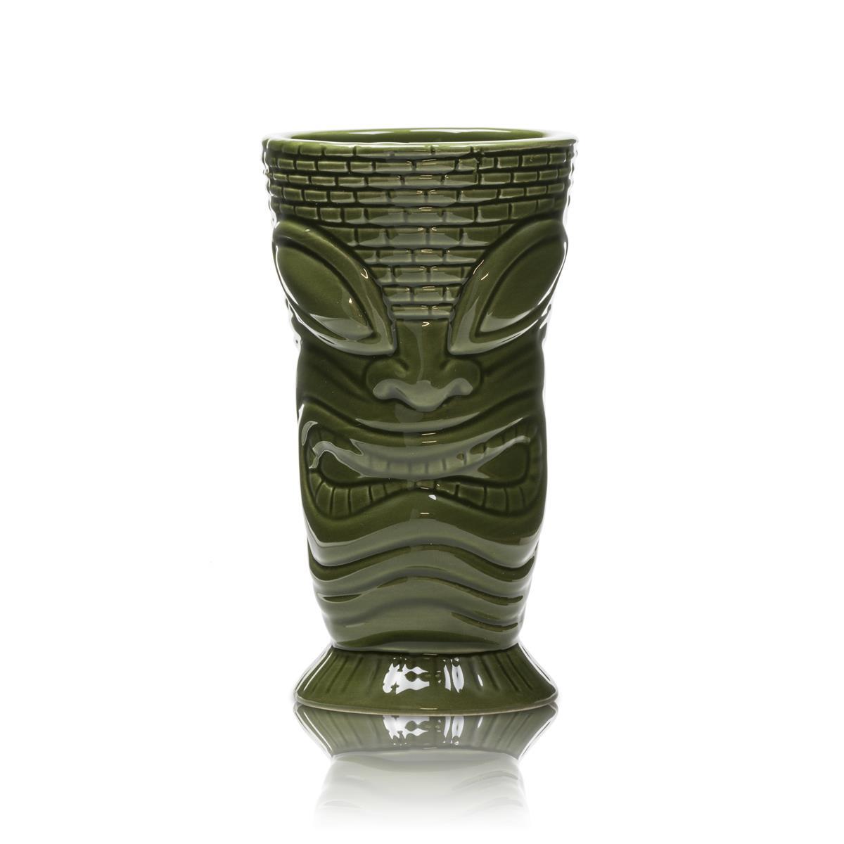 6 bicchieri da rum Mahiki in ceramica verde – Vista 2