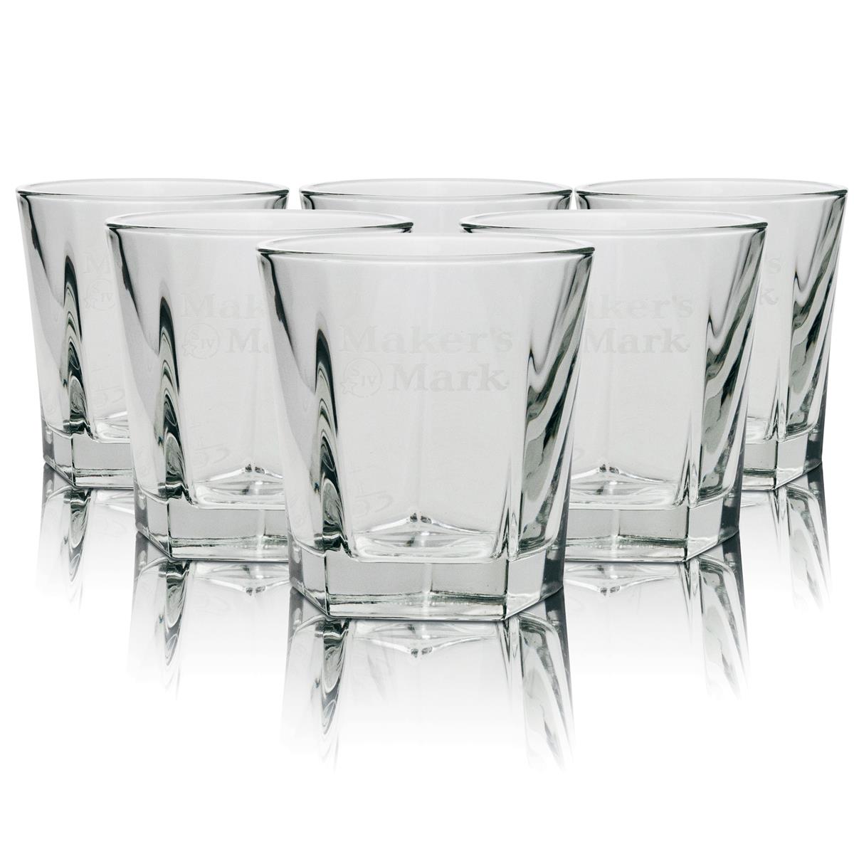 6 bicchieri tumbler Makers Mark 0,3 l bicchieri da whisky long drink per ristoranti, pub e bar bourbon