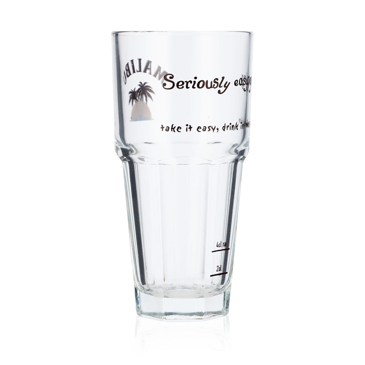 6 bicchieri da liquore Malibu da 0,35 l Bicchieri da cocktail Bicchieri da long drink Seriously easy going – Vista 5