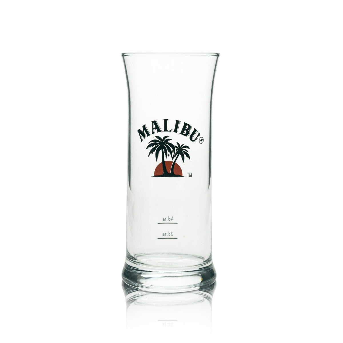6 bicchieri da long drink in vetro per liquore Malibu, forma a V – Vista 2