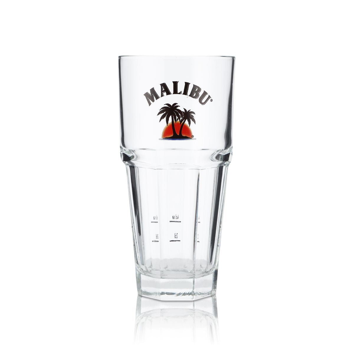 6 bicchieri da rum Malibu Bicchiere da rum Bicchiere impilabile Bicchiere da long drink 37 cl – Vista 2