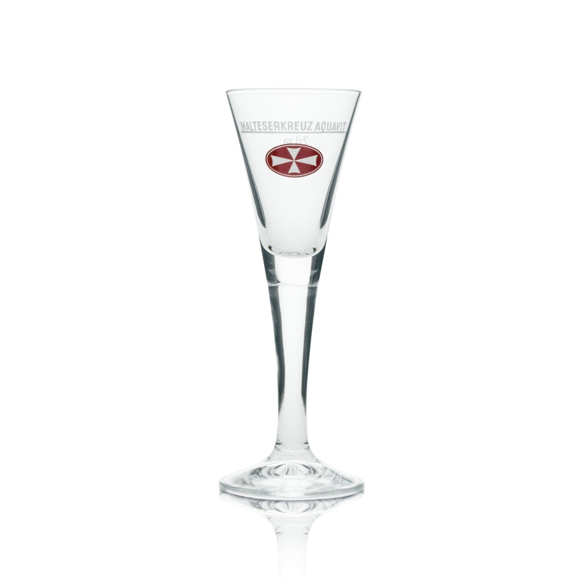 6 bicchierini da shot in vetro con croce maltese 2 cl – Vista 2