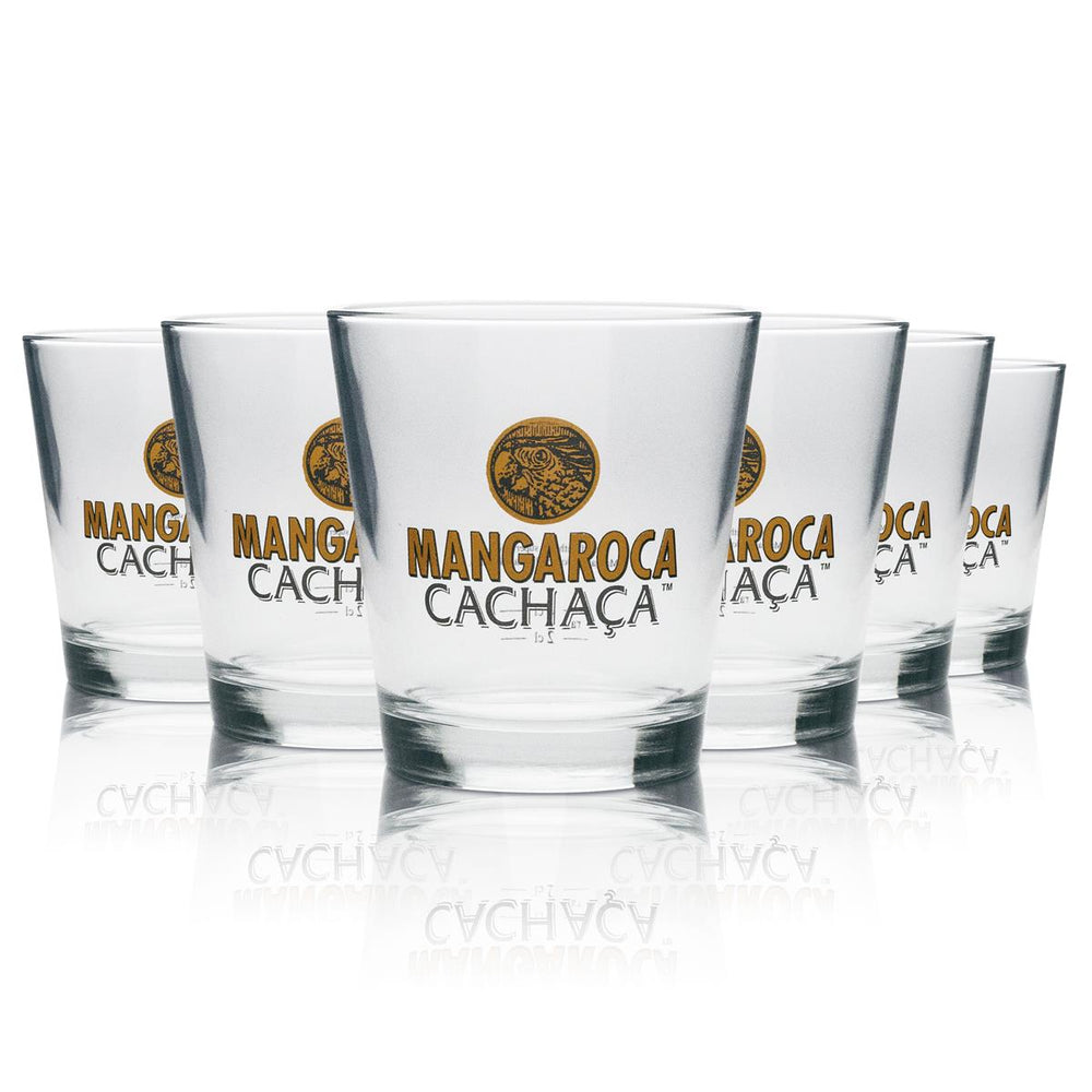 6 bicchieri tumbler Mangaroca Cachaca 350 ml