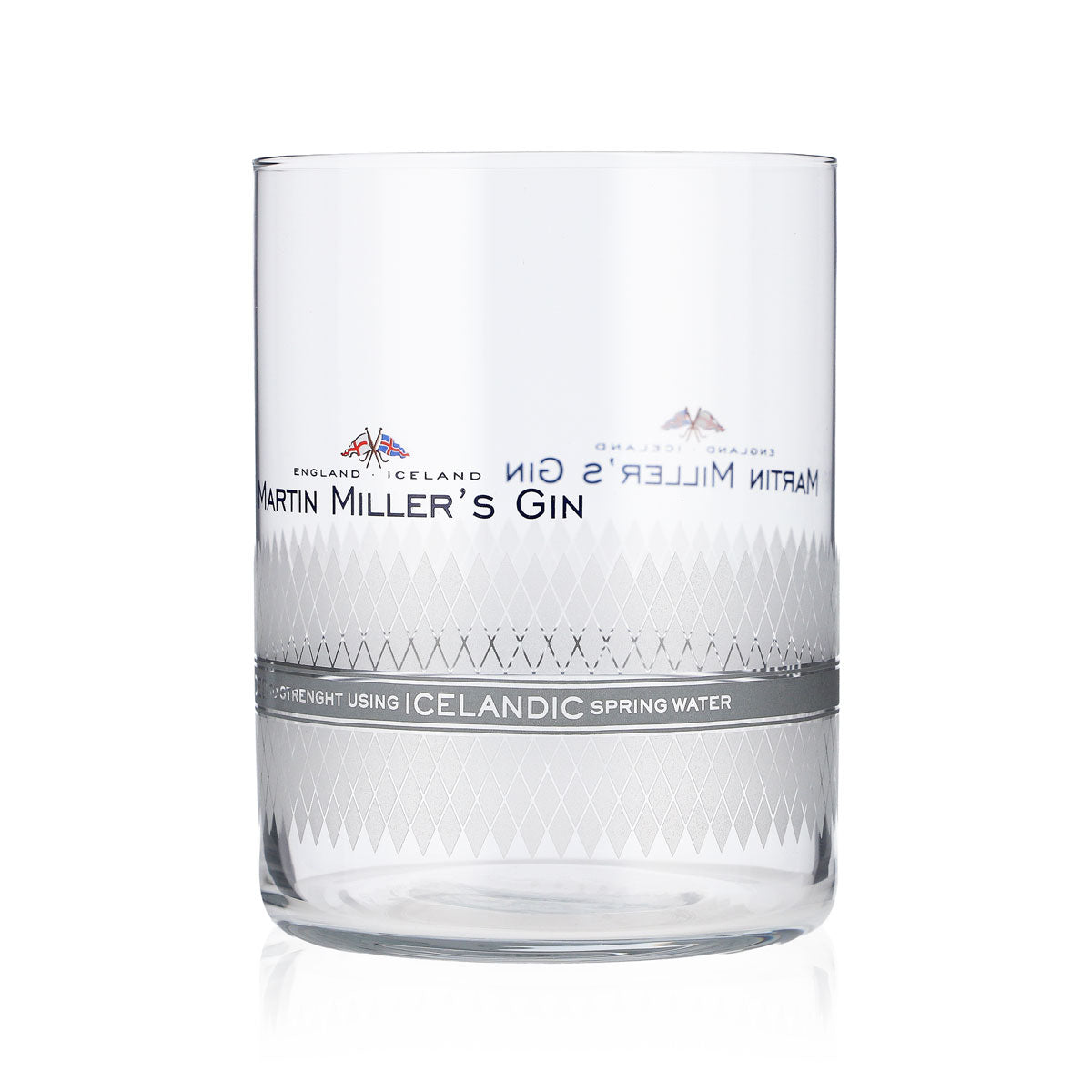 6 bicchieri da gin Martin Miller's da 0,46 l Tumbler Bicchieri da gin Motivo satinato – Vista 4