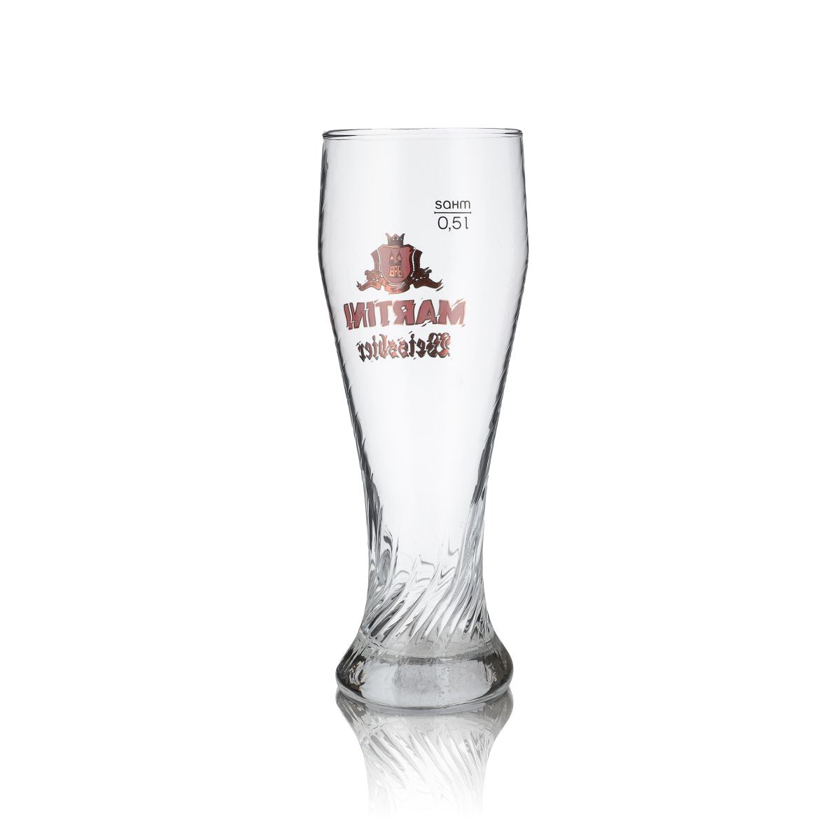 6 bicchieri da birra Martini Weissbier da 0,5 l Bicchieri da birra Bicchieri da birra Weizenbier con rilievo – Vista 3