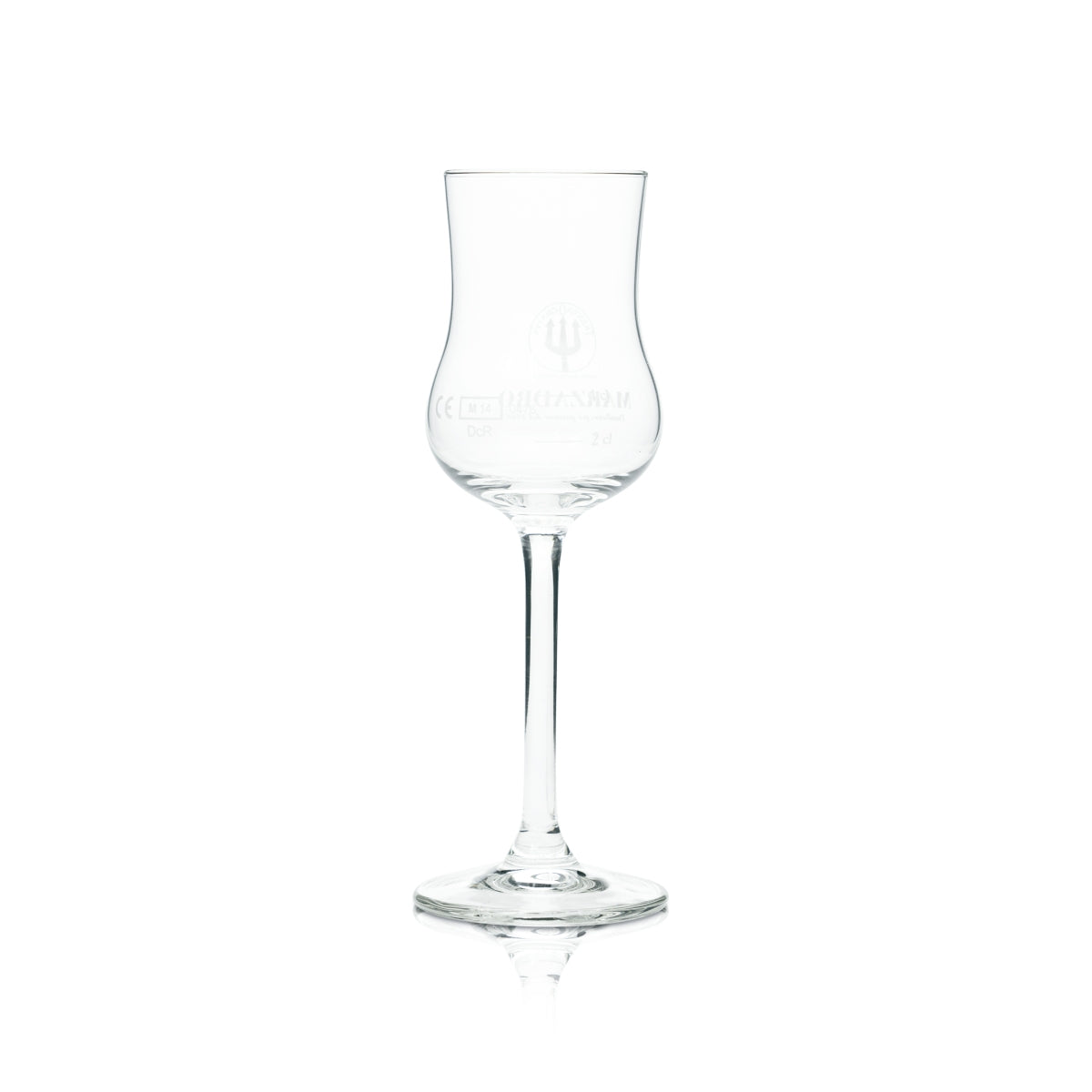 6 bicchieri da grappa Marzadro 4 cl, forma a calice, stile da degustazione, Trentino Gastro – Vista 3