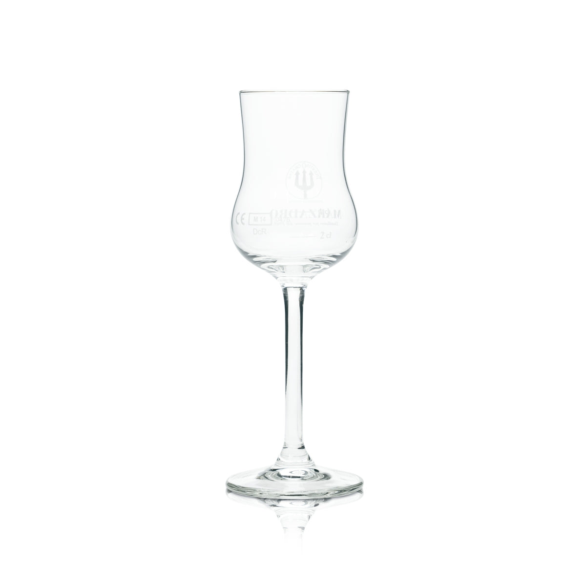 6 bicchieri da grappa Marzadro 4 cl, forma a calice, stile da degustazione, Trentino Gastro – Vista 4