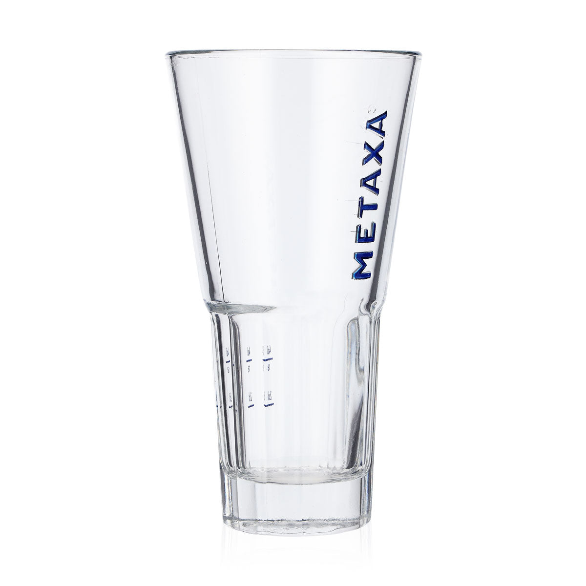6 bicchieri da brandy Metaxa da 0,35 l con scritta blu Bicchiere da long drink con rilievo Rastal – Vista 3