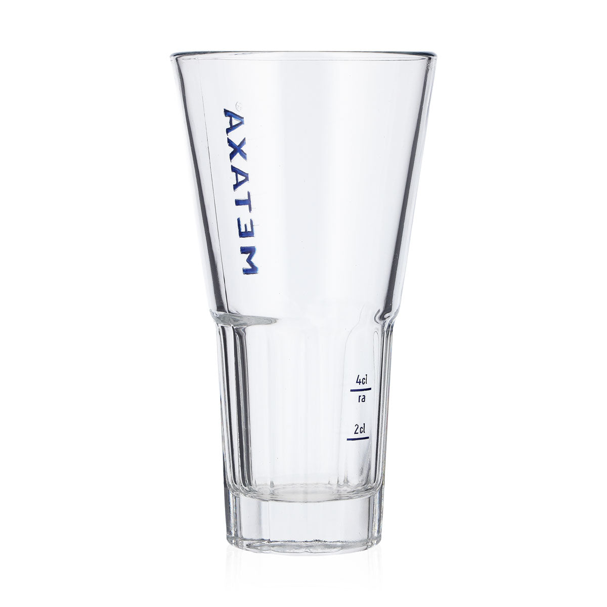 6 bicchieri da brandy Metaxa da 0,35 l con scritta blu Bicchiere da long drink con rilievo Rastal – Vista 4