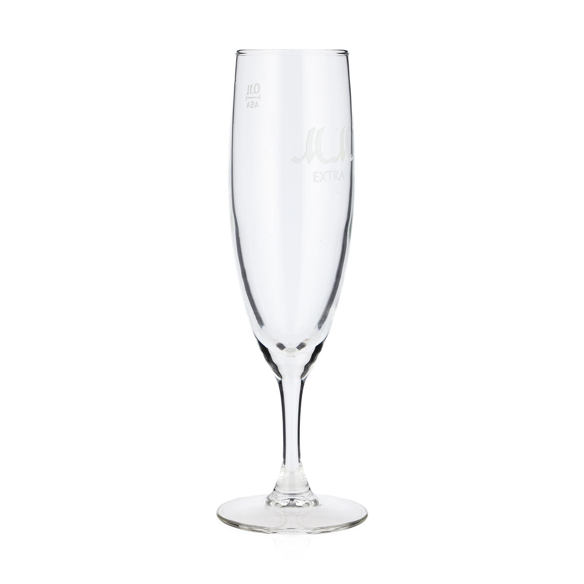 6 bicchieri da spumante MM Extra da 0,1 l con logo bianco (set da 6) – Vista 3