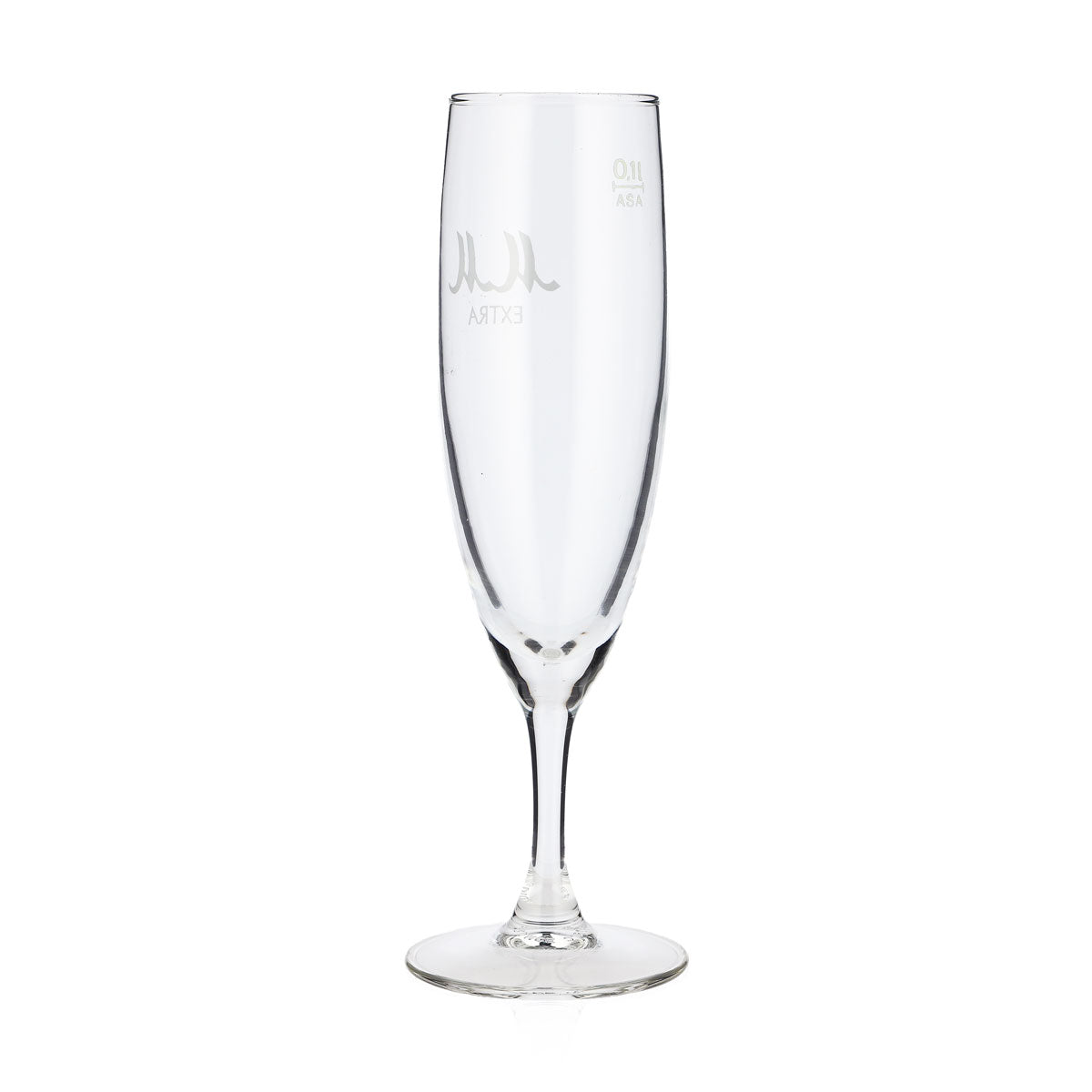 6 bicchieri da spumante MM Extra da 0,1 l con logo bianco (set da 6) – Vista 4
