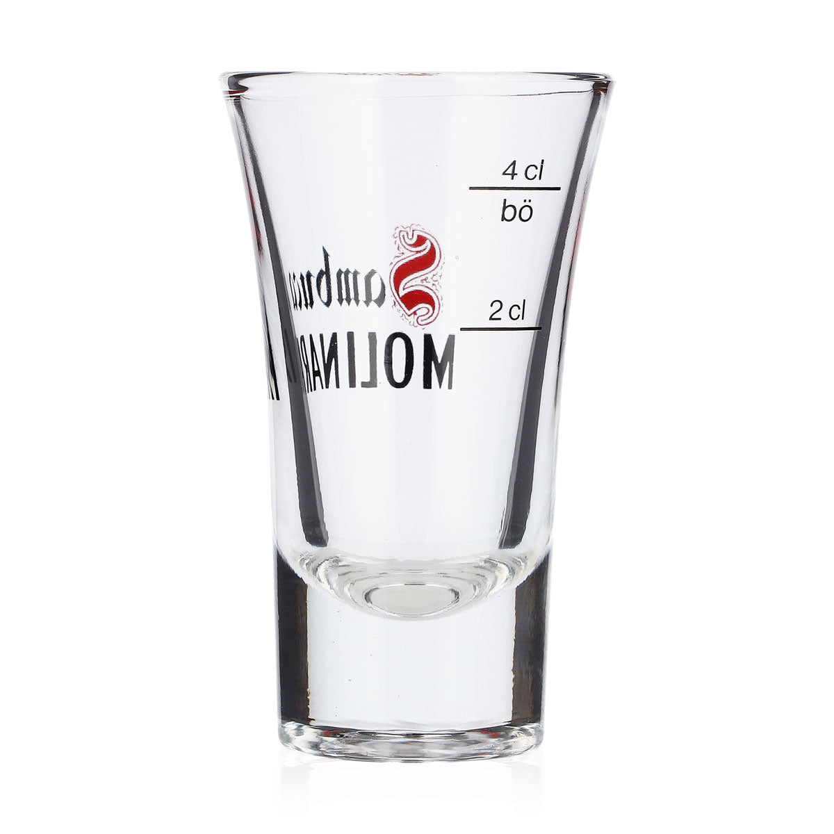 6 bicchierini da liquore Molinari Sambuca da 2 cl/4 cl (set da 6) – Vista 4