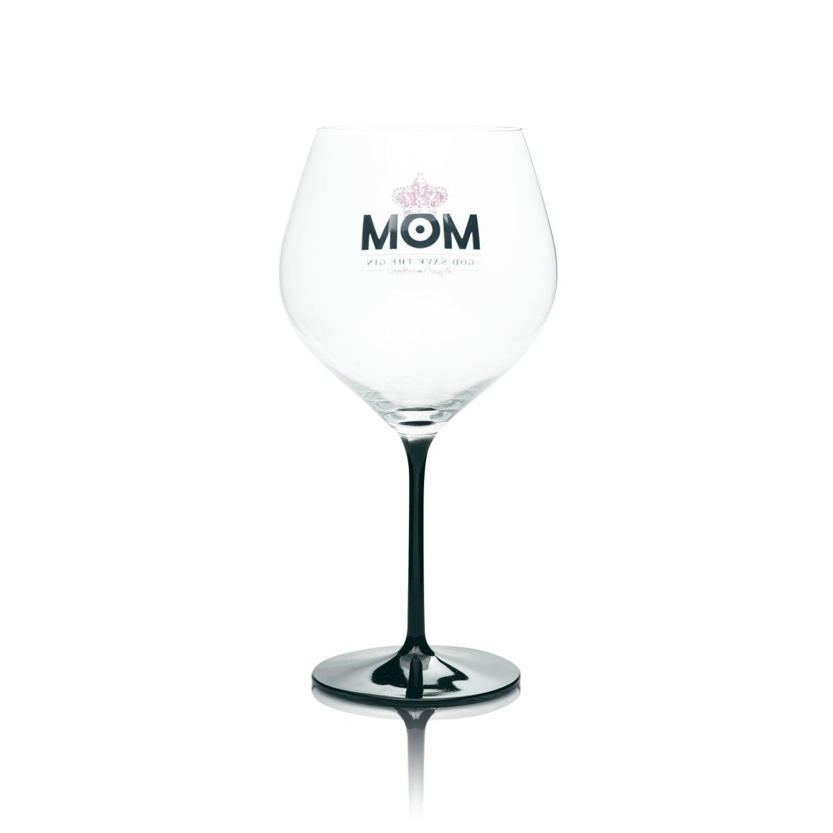 6 bicchieri da gin MOM 0,75 l a forma di palloncino Ritzenhoff con stelo nero e rosa London Bar – Vista 3
