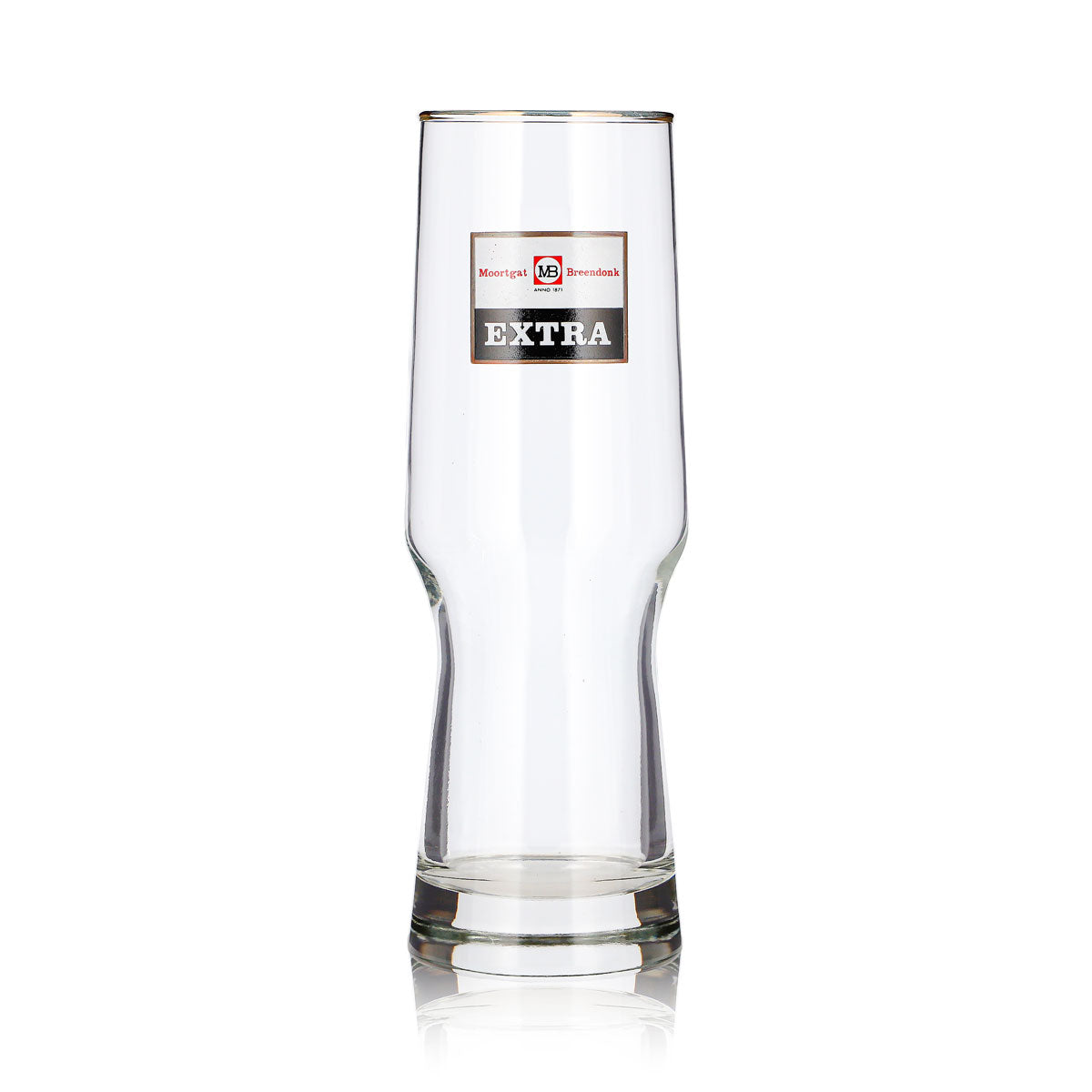 6 bicchieri da birra Moortgat da 0,3 l, modello "Extra" con bordo dorato – Vista 3