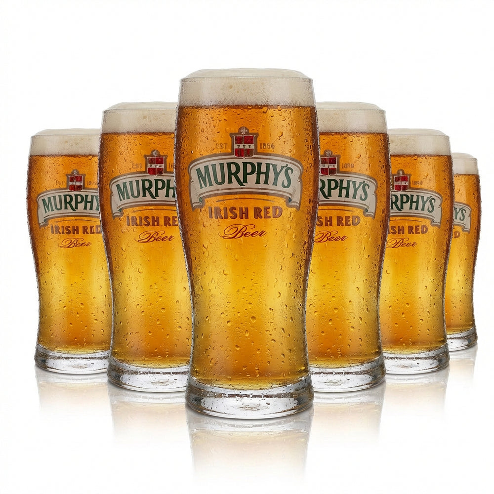 6 bicchieri da birra Murphy's da 0,4 l Bicchieri da birra Irish Pint Bicchiere da birra Irish Red