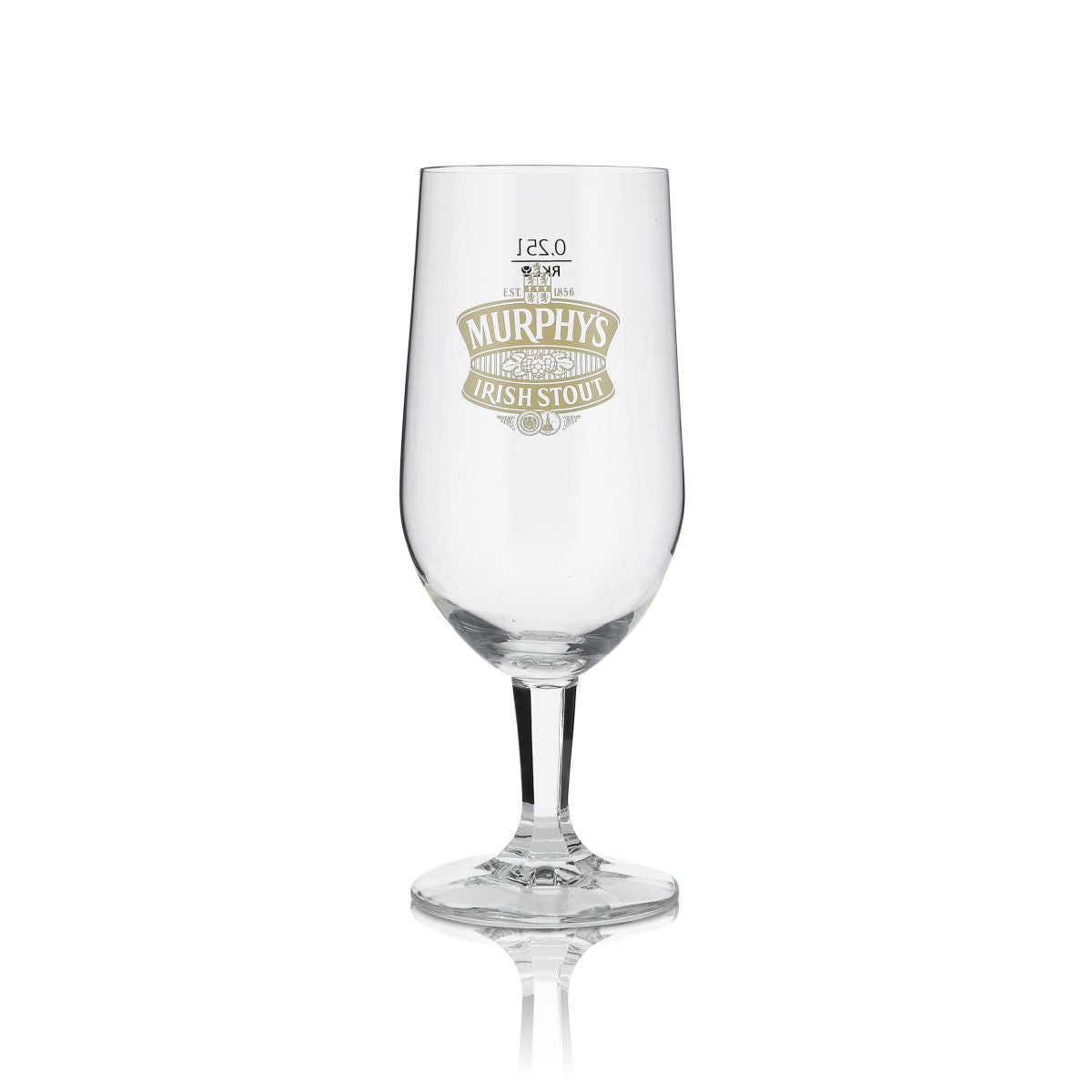 6 bicchieri da birra Murphy's Bicchieri da birra Logo giallo irlandese "Irish Stout" Bicchiere a calice 0,25 l – Vista 2