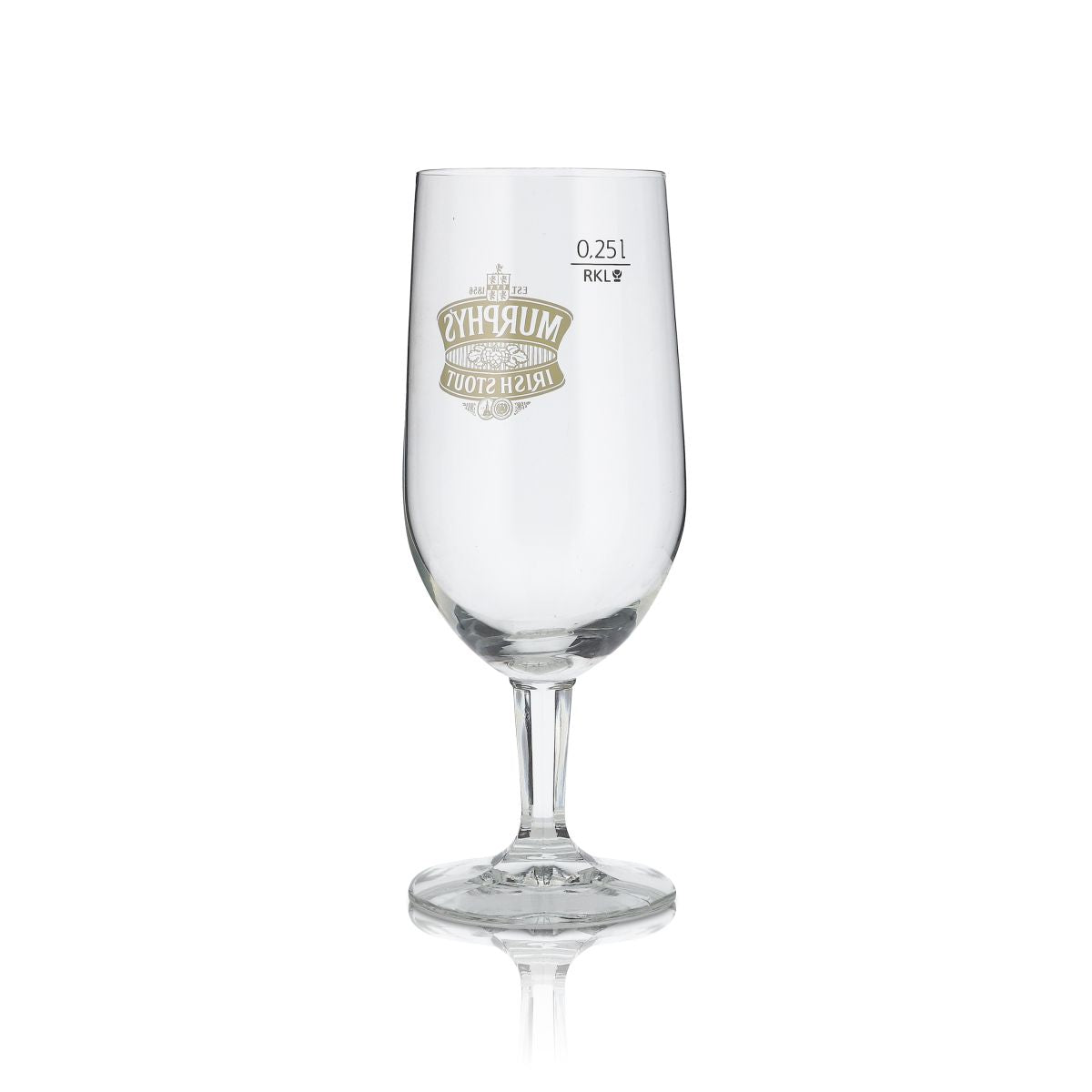 6 bicchieri da birra Murphy's Bicchieri da birra Logo giallo irlandese "Irish Stout" Bicchiere a calice 0,25 l – Vista 3