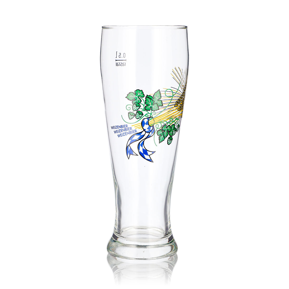 6 bicchieri da birra "No Name" da 0,5 l, modello a coppa, per birra di frumento "Weizen Rastal" (set da 6) – Vista 2