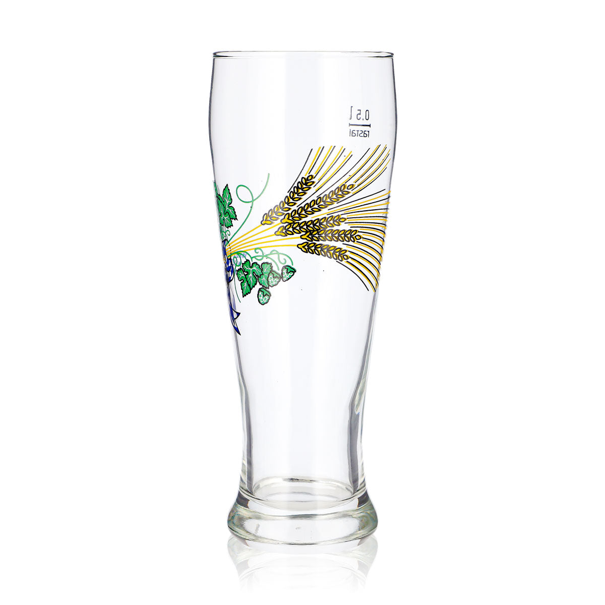 6 bicchieri da birra "No Name" da 0,5 l, modello a coppa, per birra di frumento "Weizen Rastal" (set da 6) – Vista 3