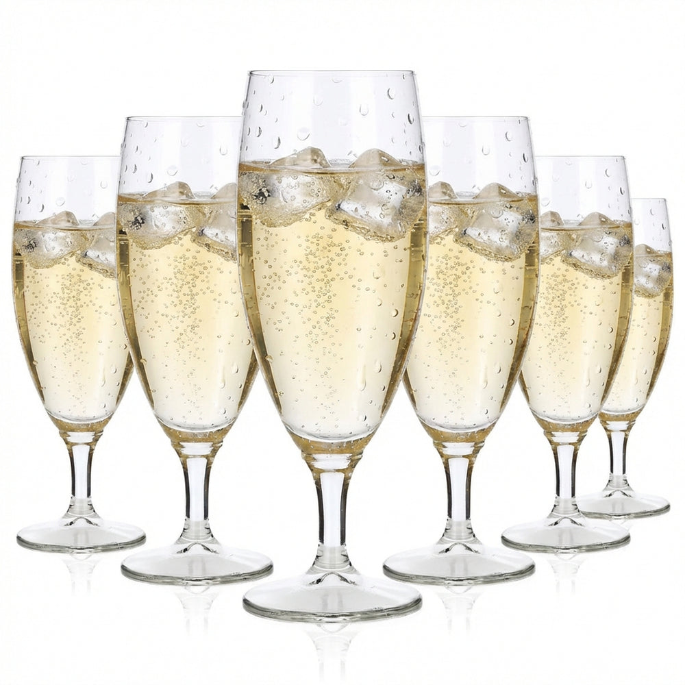 6 bicchieri da spumante senza marchio Bicchieri a flauto Bicchieri da spumante Calici da spumante 0,1 l