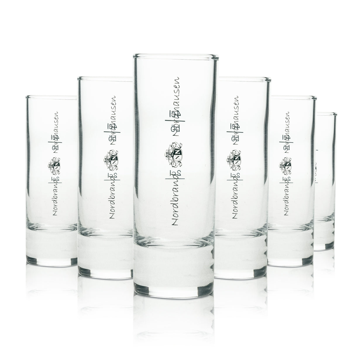 6x Nordbrand Nordhausen Grappa in bicchierino allungato 4 cl