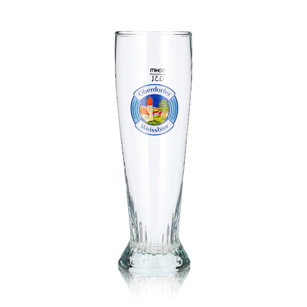 6 bicchieri da birra Oberdorfer da 0,3 l con motivo a rilievo "Weissbier Sahm" (set da 6) – Vista 3