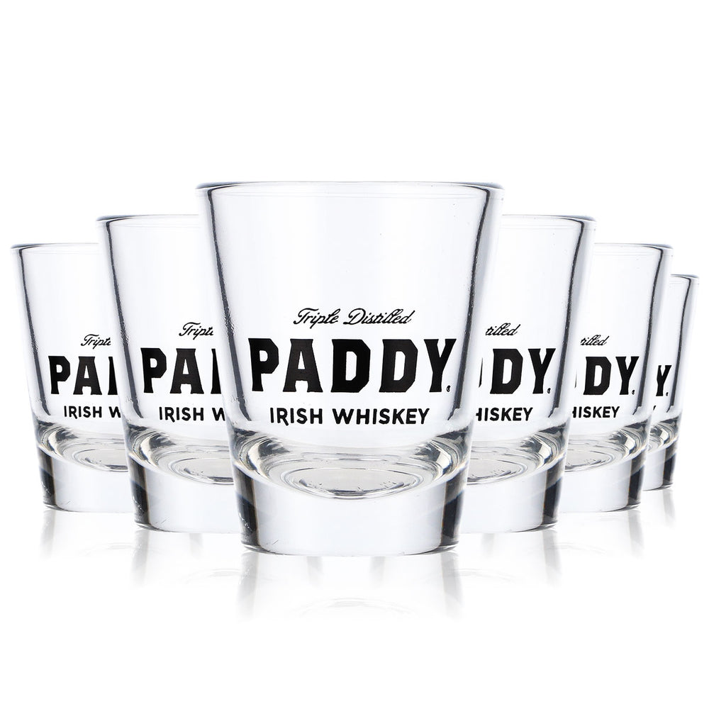 6 bicchieri da whisky Paddy Bicchierini da liquore Stamper Bicchieri da whisky corti 0,052 l
