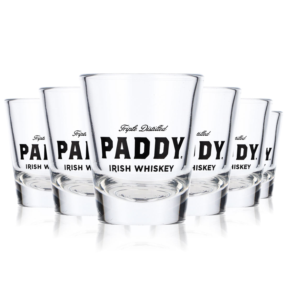 6 bicchieri da whisky Paddy Bicchierini da liquore Stamper Bicchieri da whisky corti 0,052 l