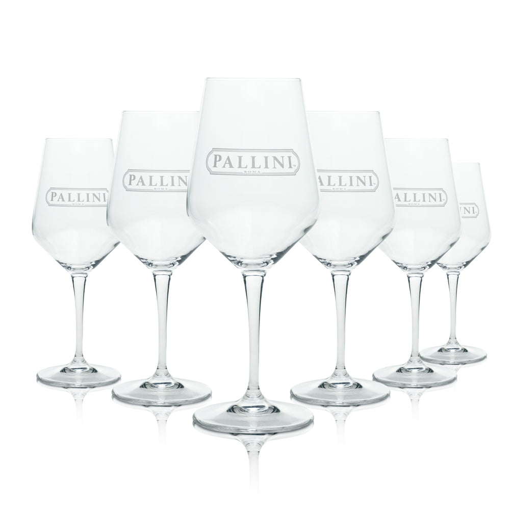 6 bicchieri Pallini Limoncello 0,4 l bicchieri da vino aperitivo cocktail long drink con stelo