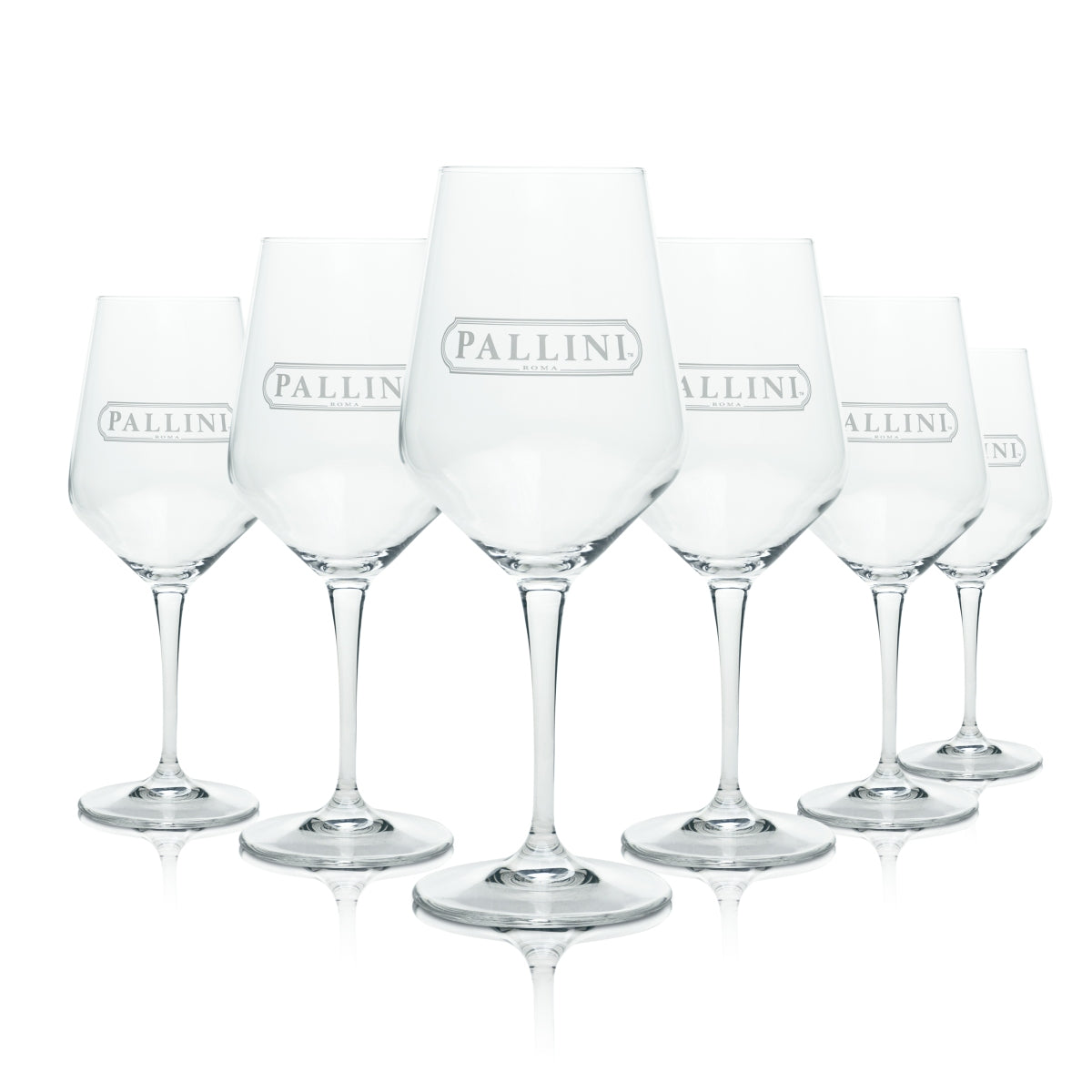 6 bicchieri Pallini Limoncello 0,4 l bicchieri da vino aperitivo cocktail long drink con stelo