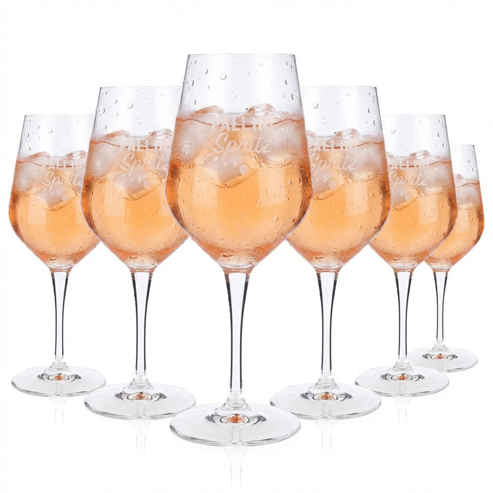 6 bicchieri Pallini Sritz Limoncello da 0,44 l Bicchieri da vino Aperitivo Cocktail con stelo