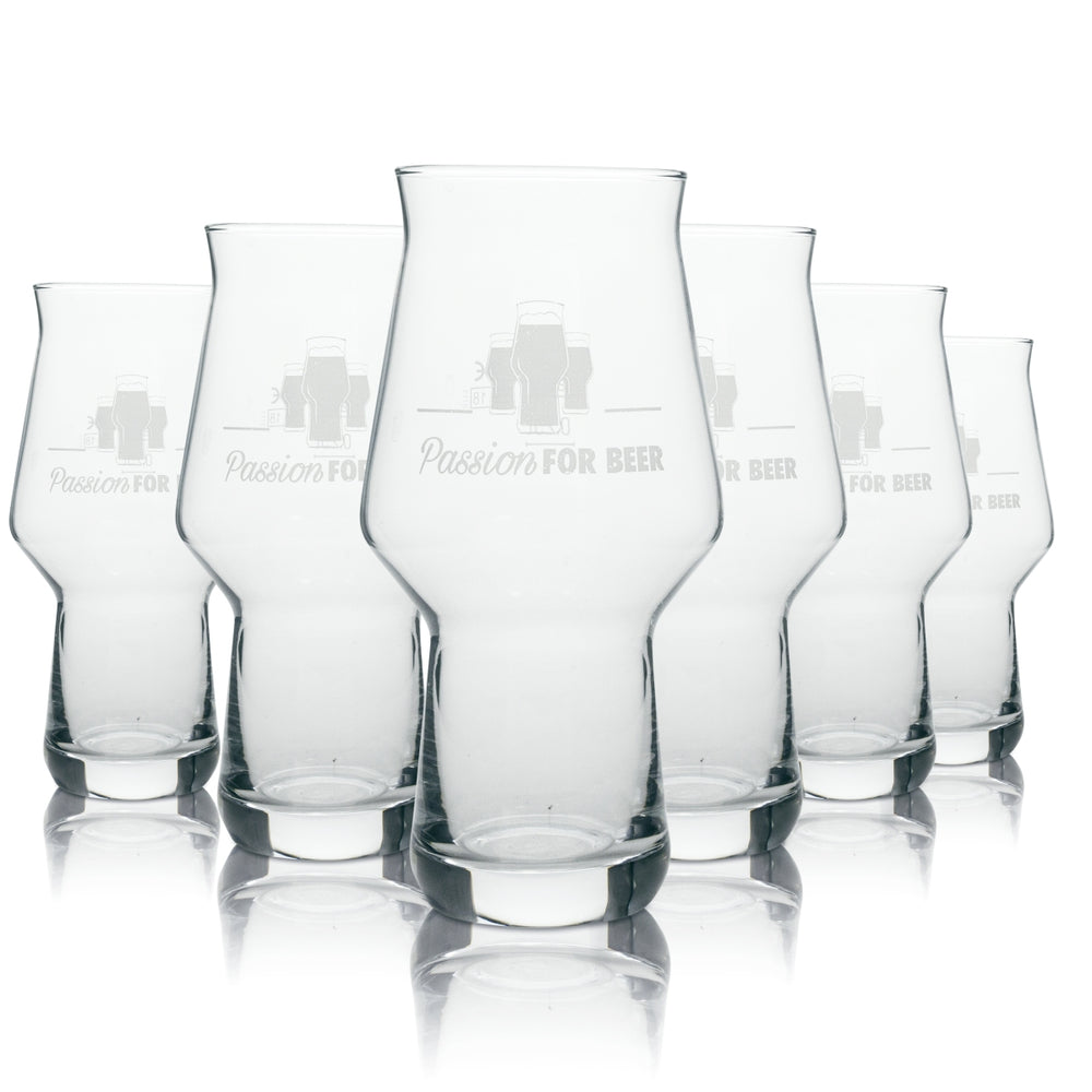 6x Passion for Beer Bicchiere da birra Tumbler Craft Master one 300 ml rastal