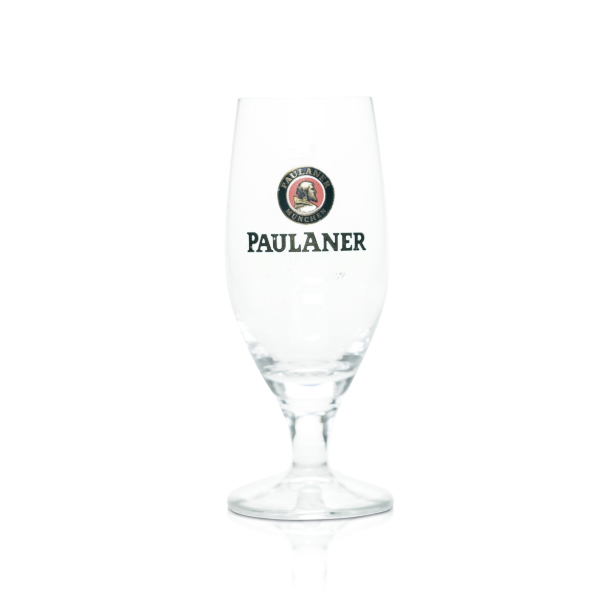 6 bicchieri da birra Paulaner 0,2 l a forma di tulipano Premium Pils Birrificio Monaco Baviera – Vista 2