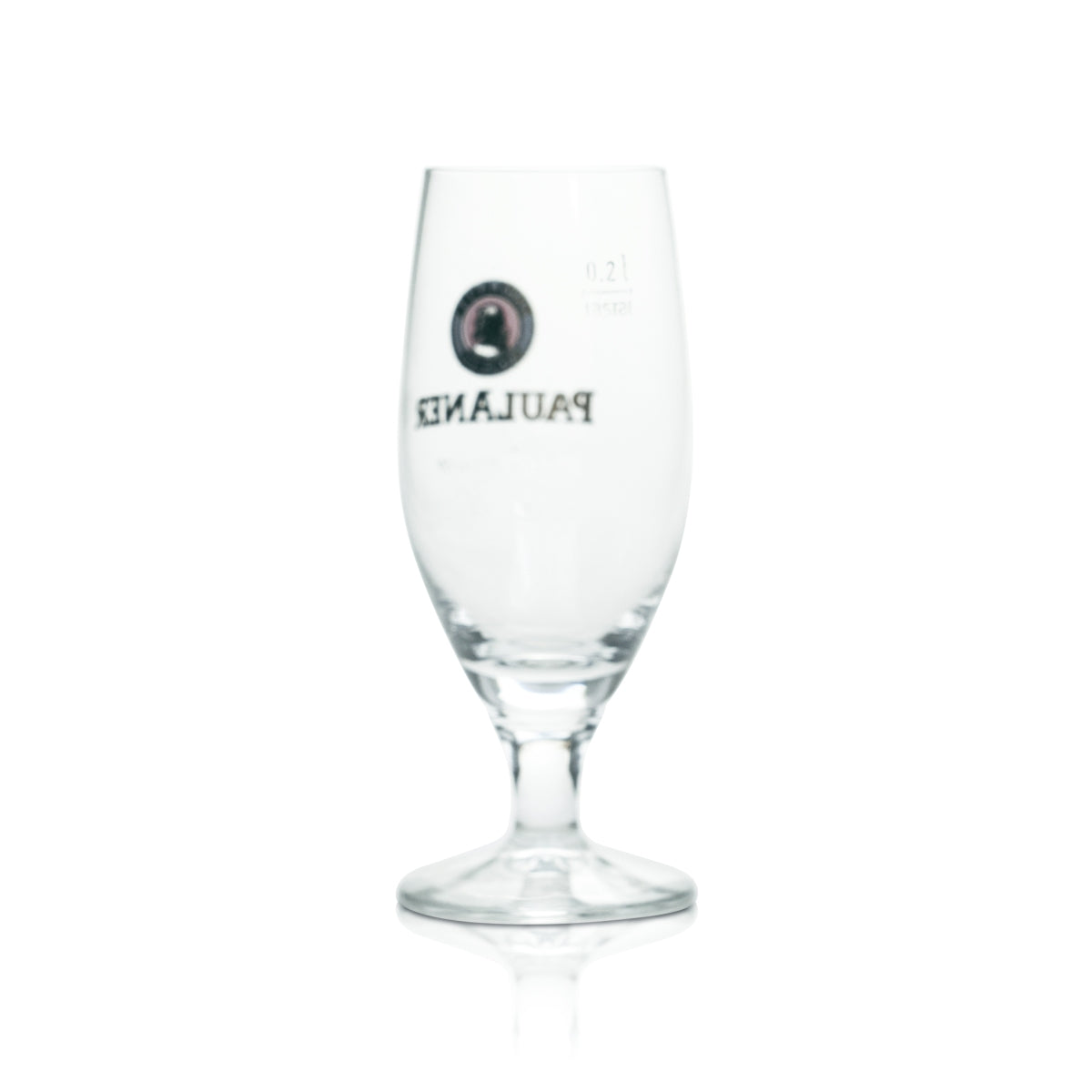 6 bicchieri da birra Paulaner 0,2 l a forma di tulipano Premium Pils Birrificio Monaco Baviera – Vista 3