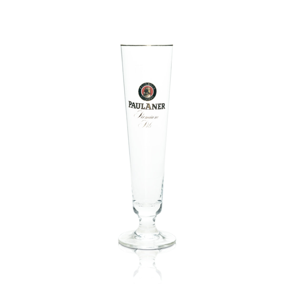 6 bicchieri da birra Paulaner a calice 0,3 l con bordo dorato Rastal Pokal bicchieri tulipano Pils chiara – Vista 2