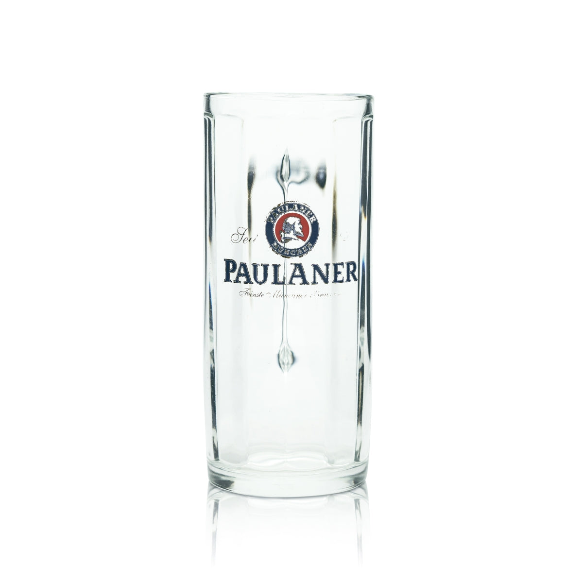 6 bicchieri da birra Paulaner 0,5 l boccali con manico Humpen Seidel Birrificio Monaco di Baviera – Vista 3