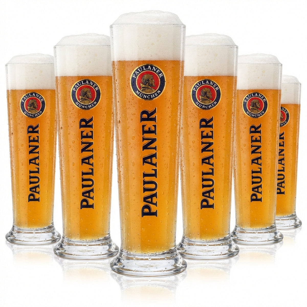 6 bicchieri da birra Paulaner Exclusive Bicchiere da birra bianca 0,2 l Rastal