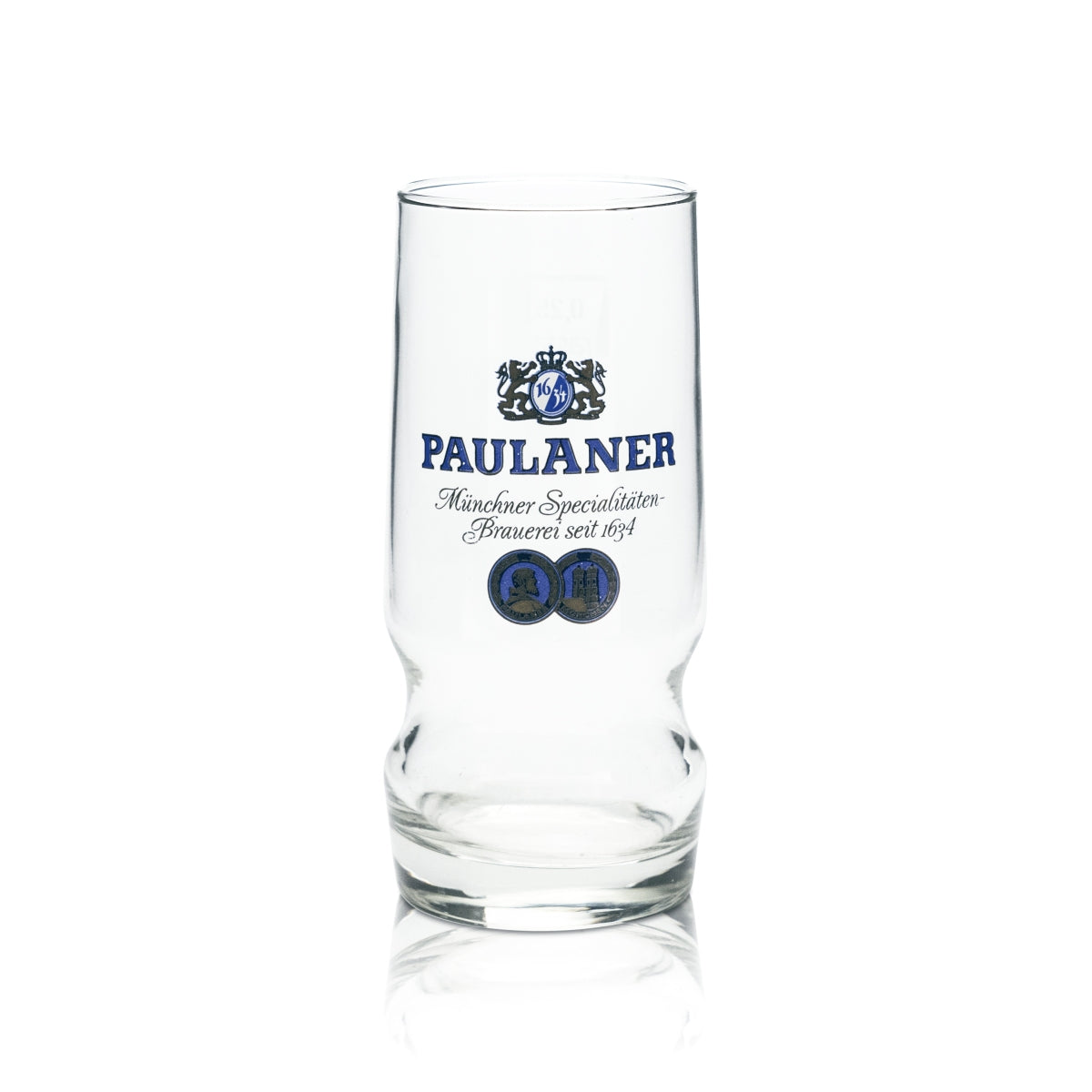6 bicchieri Paulaner da 0,25 l, bicchieri da birra con bordo rialzato, birrificio bavarese, birra chiara – Vista 2
