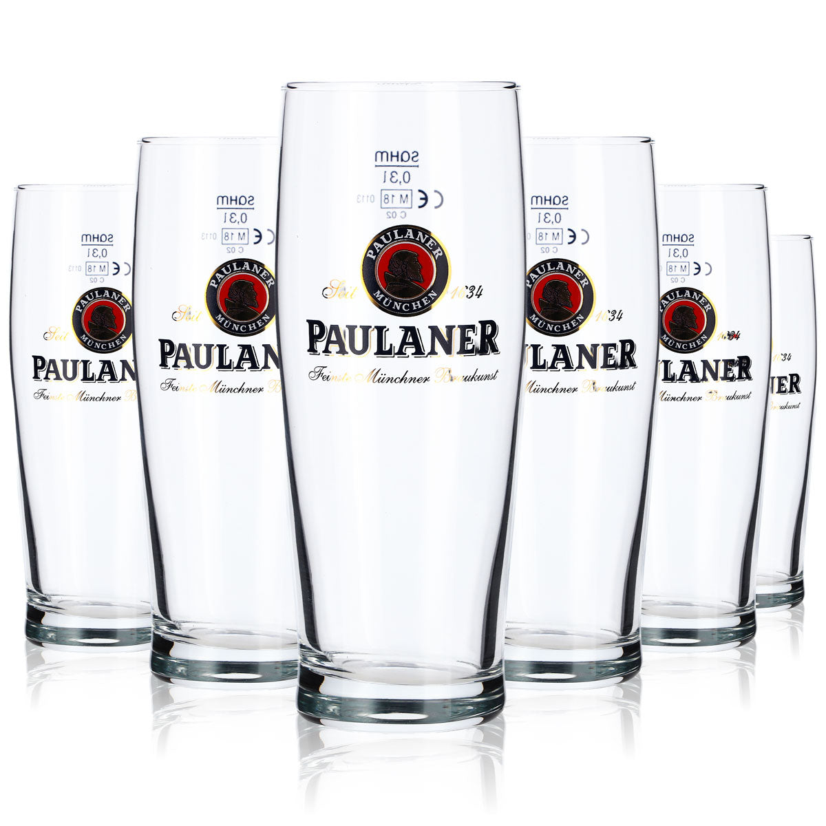 6 bicchieri Paulaner Willibecher 0,3 l Bicchieri da birra Bicchieri da birra Tazze Sahm Gloria – Vista 5