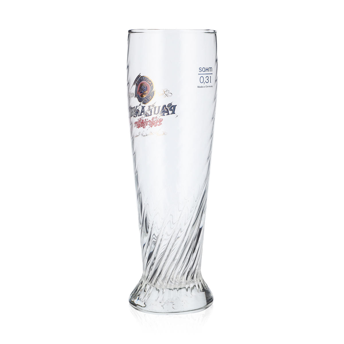 6 bicchieri da birra Paulaner Weissbier Bicchiere da birra Weissbier Glas Relief 0,3 l  oro – Vista 4