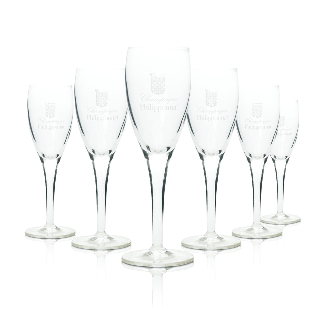 6 bicchieri da champagne Philipponnat 0,1 l flûte Rastal Flute bicchieri da spumante Prosecco Bar