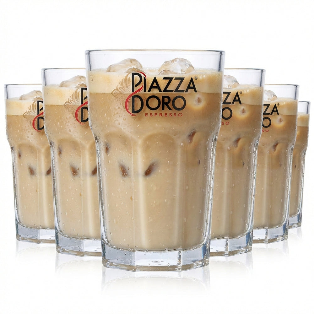 6 bicchieri da caffè Piazza D'oro 0,29 l Bicchieri da latte Bicchieri da caffè Bicchieri da cappuccino