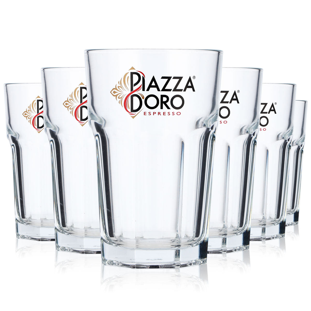 6 bicchieri da caffè Piazza D'oro 0,29 l Bicchieri da latte Bicchieri da caffè Bicchieri da cappuccino – Vista 5
