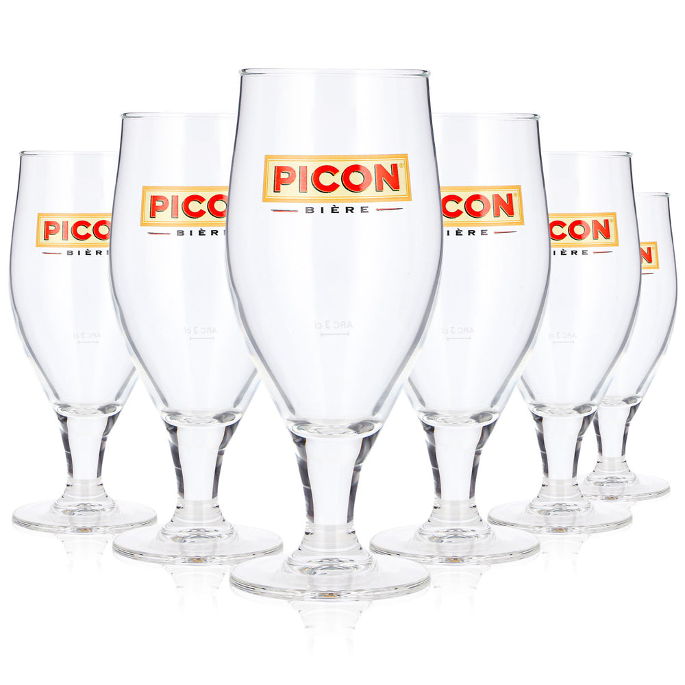 6 bicchieri da birra Picon a forma di coppa (set da 6)