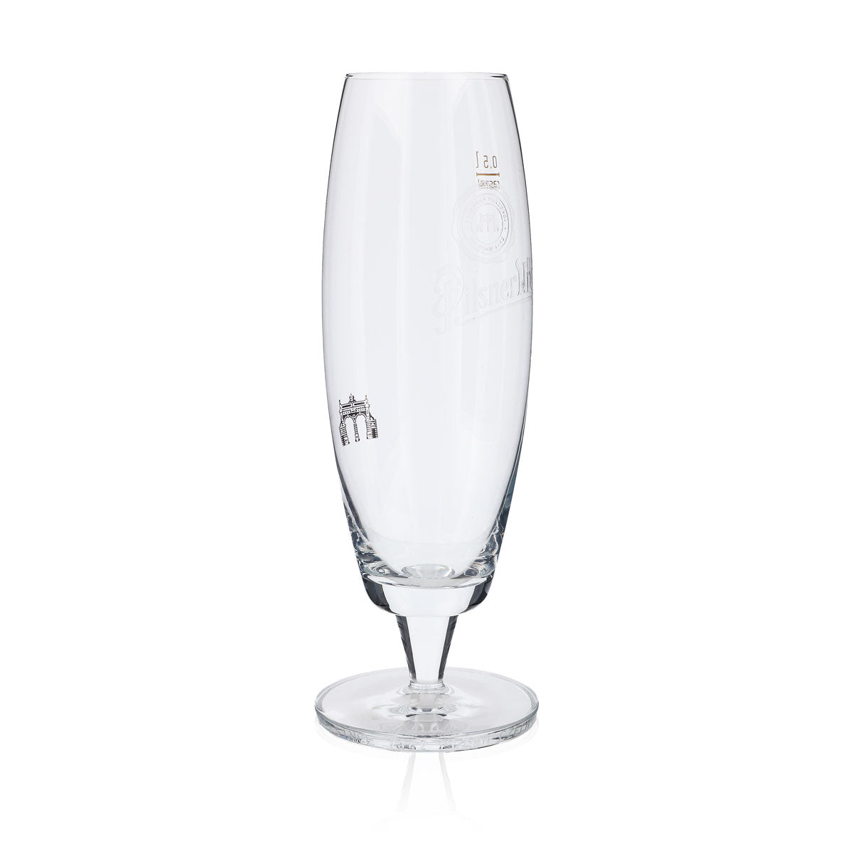 6 bicchieri da birra Pilsner Urquell da 0,5 l Bicchieri da birra Bicchiere a calice Rilievo sul piede – Vista 5