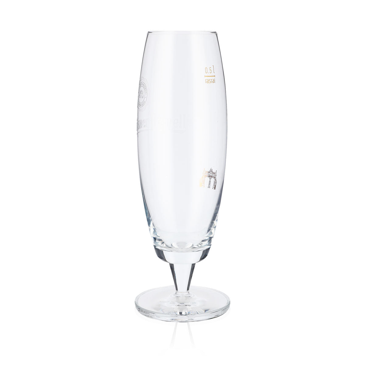 6 bicchieri da birra Pilsner Urquell da 0,5 l Bicchieri da birra Bicchiere a calice Rilievo sul piede – Vista 8